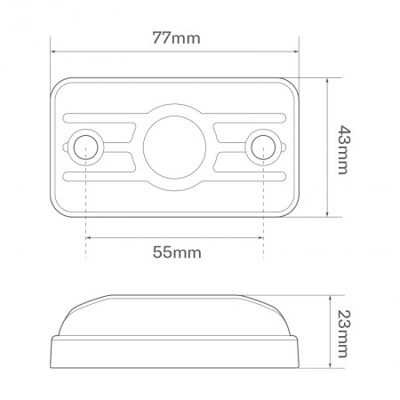 Heavy-Duty Compact Clearance Lamp